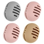 4 Pcs Beauty Blender Holder | Double-sided Breathable Silicone Make-up Sponge Holder Case for Travel or Daily,Shatterproof Beauty Blender Sponge Storage Easy to Clean,Grey+Khaki+Pink+Pink
