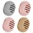 4 Pcs Beauty Blender Holder | Double-sided Breathable Silicone Make-up Sponge Holder Case for Travel or Daily,Shatterproof Beauty Blender Sponge Storage Easy to Clean,Grey+Khaki+Pink+Pink