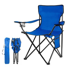 Damei century Foldable Camping Chair - Lightweight, Instant Setup for Beaches, Lawns, Sports, Blue