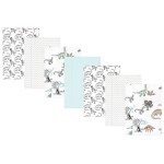 Hudson Baby Unisex Baby Cotton Flannel Burp Cloths 7-Pack, Neutral Dino World, One Size