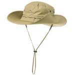 Comhats UPF 50 Sun Hats Wide Brim Summer Safari Hat Fishing Hiking Boonie Hats for Men Waterproof Khaki X-Large XX-Large XL XXL