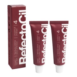RefectoCil Cream Hair Dye 2-Pack - Professional Hair Tint for Long-Lasting Color - Chestnut (4)