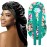 2Pcs Bonnets for Black Women Braid Bonnet, Large Long Satin Bonnet for Braids, Silk Bonnet with Stretchy Tie Band Sleep Cap Hair (2Pcs-Black&Printing Flower)
