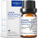 HIQILI Lemon Eucalyptus Oil, for Spary, Diffuser, Indoors, Outdoors, Garden, Yard, 100% Pure Natural - 0.33 Fl Oz
