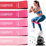 Resistance Bands for Working Out, Exercise Bands Resistance Bands Set with 5 Resistance Levels, Latex Loop Bands for Women Men, Workout Bands for Legs, Glutes, Strength Training, Yoga, Home Gym