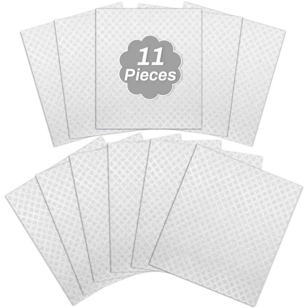 Lucomb 11 Pack Swedish Dishcloths, Reusable Kitchen Dish Rags Sponge Cleaning Cloths Cellulose Dishcloths for Kitchen Washing Dish Counters