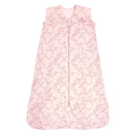 HALO SleepSack, 100% Cotton Wearable Blanket, Swaddle Transition Sleeping Bag, TOG 0.5, Pink Toile, Medium, 6-12 Months