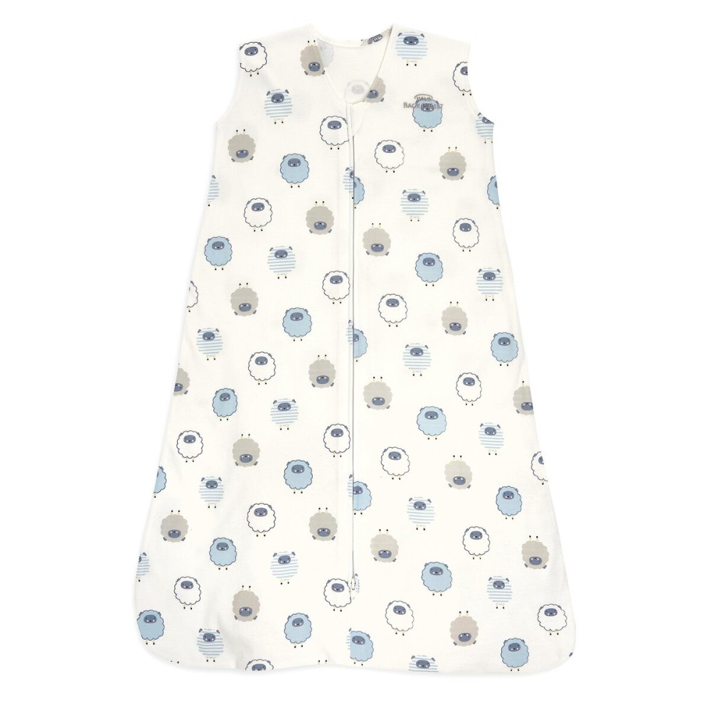 HALO SleepSack, 100% Cotton Wearable Blanket, Swaddle Transition Sleeping Bag, TOG 0.5, Sleepy Sheep, Medium, 6-12 Months