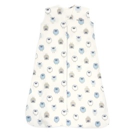 HALO SleepSack, 100% Cotton Wearable Blanket, Swaddle Transition Sleeping Bag, TOG 0.5, Sleepy Sheep, Medium, 6-12 Months