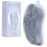 MainBasics Silicone Body Scrubber - Dual-Sided Shower Scrubber with Massage Nodes, Silicone Loofah Alternative for Deep Clean (Frosted Sky, Massage)