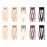 10 Pcs Double Grip Hair Clips, Sightor Metal Snap Hair Clips Hair Barrettes for Women Hair Making Salon Supplies Hair Accessories (Black, Brown, Beige, Khaki, Gold)