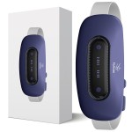 Electric Heating Pad,Portable Cordless Menstrual Heating Pad with 4 Heat Levels and 4 Massage Modes, Fast Large Heating Belly Wrap Belt(Navy Blue)