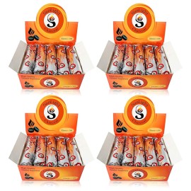 Sunlight Charcoal Tablets for Incense- Quick Light Charcoal Tablets - Charcoal Disk Lights - 33 mm Resin Burner Rolls - - Charcoal Burner - Instant Fire Coal Tablet (100 Count (Pack of 4))