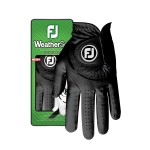 FootJoy Men\'s WeatherSof Golf Glove, Black, Small, Worn on Left Hand