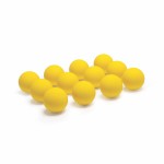 Champion Sports Lacrosse Balls - Official Size Equipment for Professional, College & Grade School Games, Practices & Recreation, NCAA, NFHS & SEI Certified, 12-Pack, Yellow