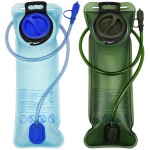 Mdvora 3L Hydration Bladder, Large Opening Water Storage Bladder Bag, for Cycling Hiking Camping(3L,2 Pack)