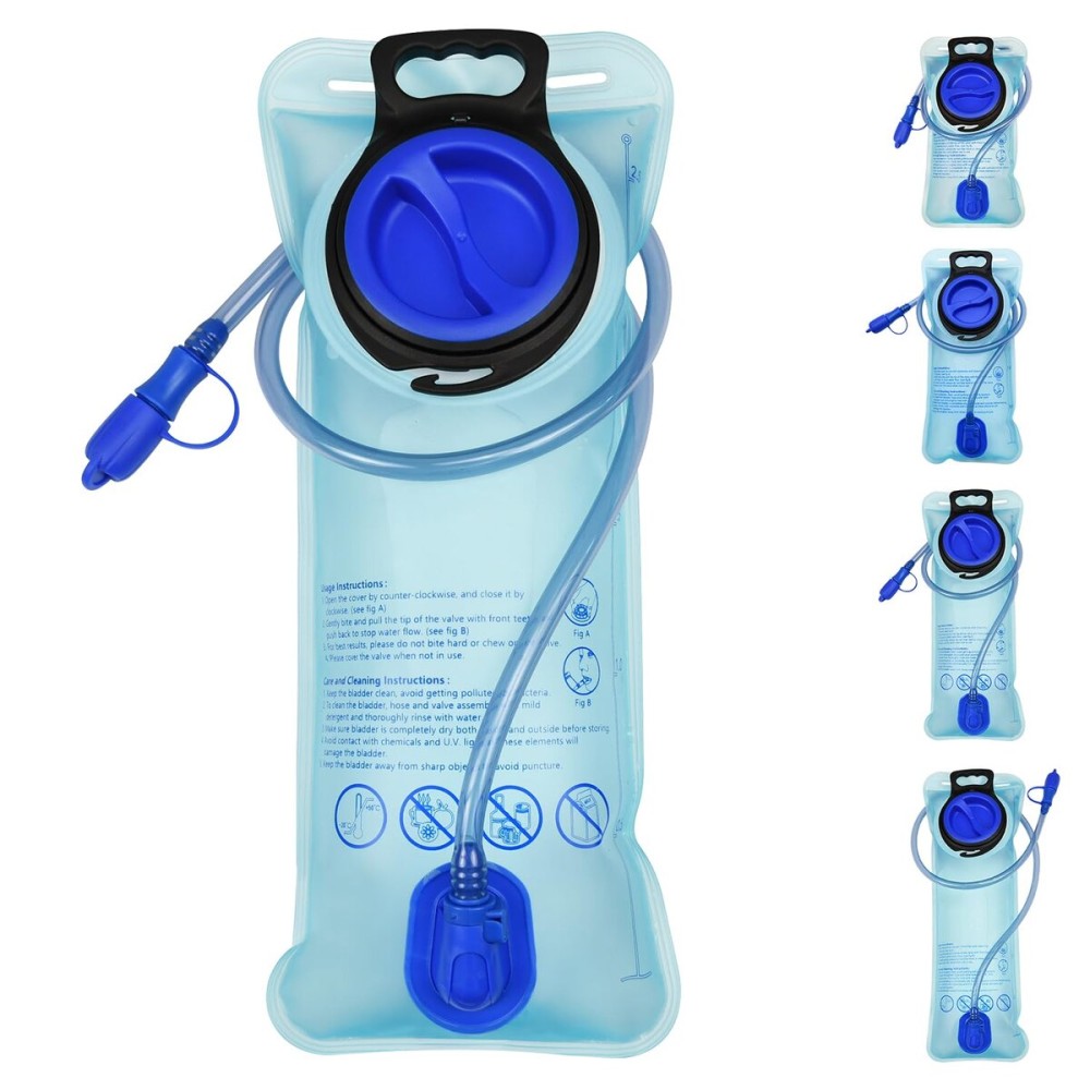 Mdvora 2.5L Hydration Bladder, Large Opening Water Storage Bladder Bag, for Cycling Hiking Camping(2.5L,1 Pack)