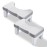 Kzeirm Toilet Potty Stool for Adults, 7 Heavy Duty Plastic Squatting Poop Foot Stool, Bathroom Non-Slip Toilet Assistance Step - Healthy Gifts for Kids Seniors, 2 Pack
