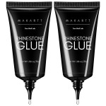 Makartt Nail Rhinestone Glue for Nails- 60ML Super Strong Gel Glue for Rhinestones, 3D Art Charm Decorations Bling Gem Bow Jewels Crystals Beads Diamonds Pearls, Beauty Gift, UV Lamp Need