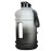 TOOFEEL 2 Liter Water Bottles - Half Gallon Water Bottle BPA Free - Ideal for Gym, Big Water Jug, Reusable Sports Bottle with Measurements Marked Drink Container - 2.2L 74oz White Black Water Jugs