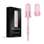 MelodySusie Crystal Top Mandrel Bit for Nails, 3/32\'\' Easy Off Nail Drill Bits for Sanding Bands, Suitable for Acrylic Nails Gel Manicures and Pedicures, Rose PinK