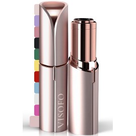 Facial Hair Removal for Women | Electric Razor Device Small Mustache Dermaplaning Remover Tools Tweezers Epilator Trimmer Face Dermaplane Shavers Beauty Gadgets Set Accessories by VISOFO (Andalusite)