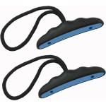 Occult Kayak Handles - Blue (2 Pack) - Heavy Duty - Sleek T-Handle Design - Heavy Duty Bungee - Easy 3-Step Installation and Ergonomic Comfort - Kayak and Boating Accessories