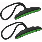 Occult Kayak Handles - Green (2 Pack) - Heavy Duty - Sleek T-Handle Design - Heavy Duty Bungee - Easy 3-Step Installation and Ergonomic Comfort - Kayak and Boating Accessories