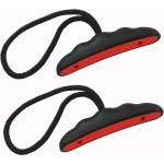 Occult Kayak Handles - Red (2 Pack) - Heavy Duty - Sleek T-Handle Design - Heavy Duty Bungee - Easy 3-Step Installation and Ergonomic Comfort - Kayak and Boating Accessories