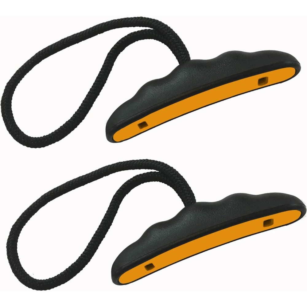 Occult Kayak Handles - Yellow (2 Pack) - Heavy Duty - Sleek T-Handle Design - Heavy Duty Bungee - Easy 3-Step Installation and Ergonomic Comfort - Kayak and Boating Accessories