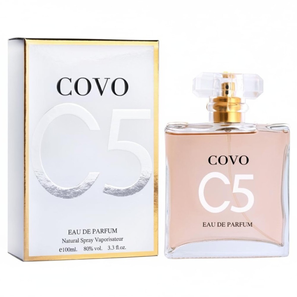 URBAN COLLECTION Covo C5 for Women Eau De Parfum 3.4 fl oz- Pure Femininity in a Bottle - Delicate Floral Scents of Jasmine and May Rose - Cruelty-Free Perfume Precious Gift for Women