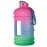 TOOFEEL 2 Liter Water Bottles - Half Gallon Water Bottle BPA Free - Ideal for Gym, Big Water BottleReusable Sports Bottle with Measurements Marked Drink Container- Purple Blue Green Gradient