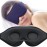 MABAO Sleep Mask for Side Sleeper, Eye Mask for Sleeping Women Men, 3D Contoured Cup No Eye Pressure 100% Light Blocking Sleeping Mask with Adjustable Strap Night Blindfold Flight, Travel, Nap, Blue