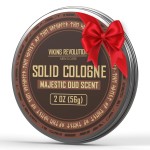 Viking Revolution Majestic Oud Solid Cologne for Men 2 Oz - Perfume Balm Travel Wax (1 Pack)