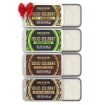 Viking Revolution 4 Pack Mens Colognes - 0.5 Oz Solid Perfume with Spiced Vanilla, Sweet Tobacco, Majestic Oud, Bergamot - Travel Wax Balm Cologne