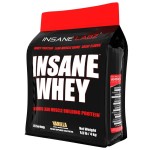 Insane Labz Insane Whey,100% Muscle Building Whey Protein, BCAA Amino Profile, Mass Gainer, Meal Replacement (Vanilla, 120 Servings)