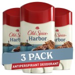 Old Spice Antiperspirant Deodorant for Men, Harbor Scent, 48 Hr Odor Protection, 2.6 oz (Pack of 3)