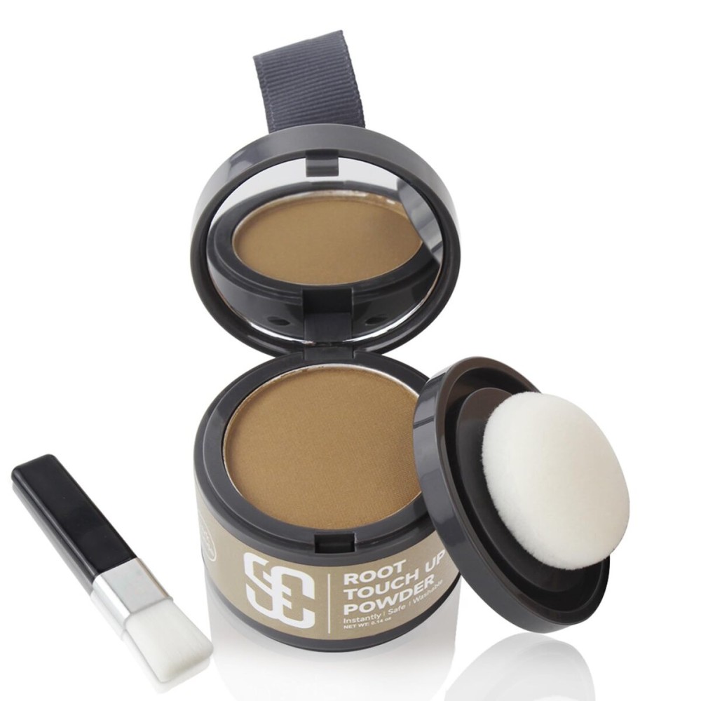 SOVONCARE Instantly Hairline Powder, Hairline Shadow Gray Hair Coverage Touch Up Hair Powder for Thinning Hair for Women Hair Root Touch Up Powder Hair Root Cover Up Conceals Hair Loss Dark Blonde