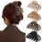 4 Pcs Octopus Claw Clips Octopus Hair Claw Clips for Women 3.8 Large Hair Claw Clip for Women Strong Grip Non-slip Jaw Clip for Thick,natural color