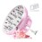 GIHALI Universal Hair Diffuser Super Sturdy 1.7 Inch to 2.6 Inch for Natural Curly and Wavy Hair, Hair Dryer Attachment (Pink 2 Aroma Upgrade)