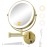 Gospire 9 Wall Mounted Lighted Magnifying Mirror, 1X/10X Magnification Double-Sided LED Bathroom Mirror, 3 Color Lights & Stepless Dimming with Touch Sensor, Extendable Arm 360 Swivel for Shaving