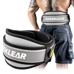 Weight Lifting Belt, Lifting Belts for Women Men,MANUEKLEAR Weightlifting Belt Quick Locking Back Support for Bodybuilding, Fitness, Powerlifting, Cross Training, Squats, Workout, Exercise (Misty Gray, S28-33inches)