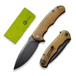 CIVIVI Praxis Pocket Folding Knife - Modern Aesthetics Ultem Handle, 3.75 Sharp Blade, Deep Carry Clip for EDC C803M