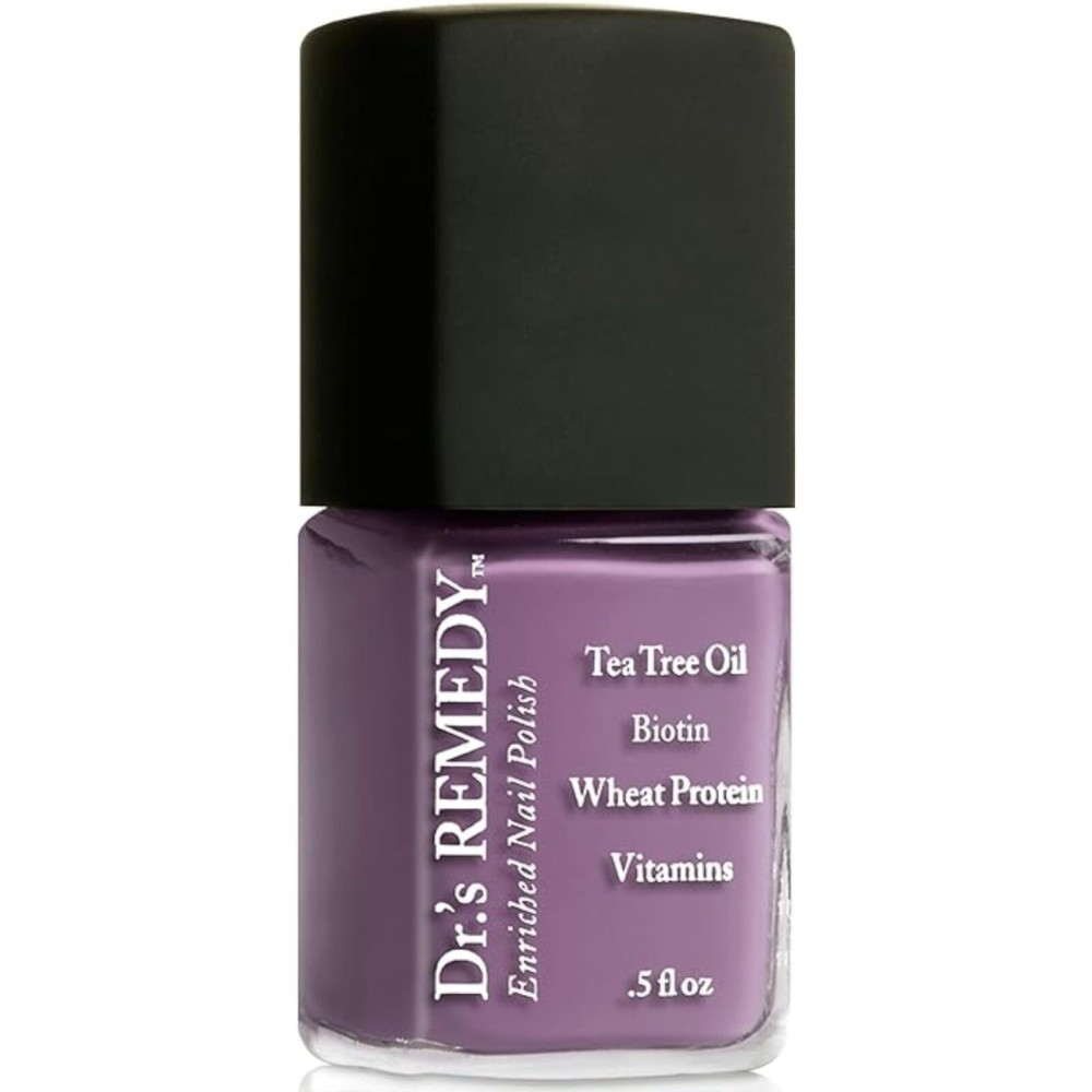 Drs Remedy Enriched Nail Polish: Non Toxic, All Natural, and Organic - Doctor Formulated: Strengthens, Restores, Heals, and Protects \'24-Free\' - PLUCKY Plum