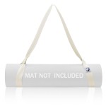 Slim Panda Yoga Mat Straps for Carrying, Adjustable Yoga Mat Carrier Sling Fits All Mats(Mat Not Included)(Milk White)