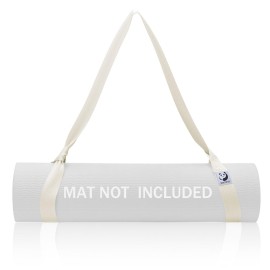 Slim Panda Yoga Mat Straps for Carrying, Adjustable Yoga Mat Carrier Sling Fits All Mats(Mat Not Included)(Milk White)