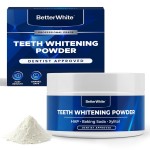 BetterWhite Teeth Whitening Powder - Hydroxyapatite, Remineralizing, Non-Sensitive Formula - Dentist-Approved Tooth Stain Remover & Polisher - Fluoride-Free (30 Grams)