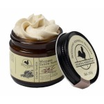 Hearth and Homestead: Handmade Whipped Tallow Balm (Coffee Vanilla) - Organic Body Butter with Infused Olive Oil - 1.3 oz 