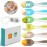 NumNum Baby Spoons Set, Feeding Littles x Silicone Pre-Spoon GOOtensils for Baby Led Weaning, Self-Feeding & Teething, First Stage Toddler Utensils for Ages 6+ Months, 6-Pack, BPA-Free (Neutral/Neon)