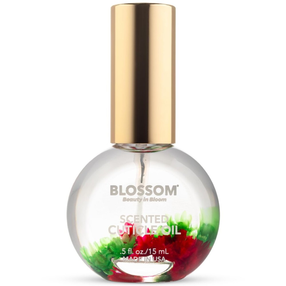Blossom Cuticle Oil for Nails, Hydrating, Moisturizing, Scented Nail Oil Cuticle Care, Infused with Real Flowers, Made in USA, 0.5 fl. oz, Amazon Exclusive, Watermelon